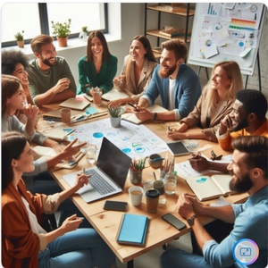 Professor and Students co-creating