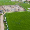 Colorado State University GSHP - well field during install