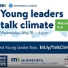 Screenshot from Youth Leaders Talk Climate YouTube Livestreamed Event